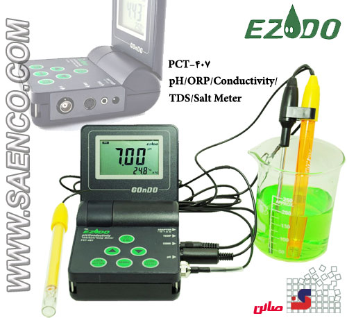 PHمتر|ECمتر|TDSمتر پرتابل مدل PCT-407