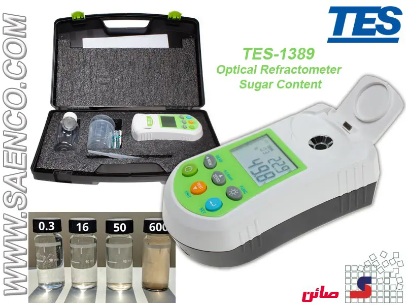 رفرکتومتر دیجیتال قند مدل TES-1389 تایوان